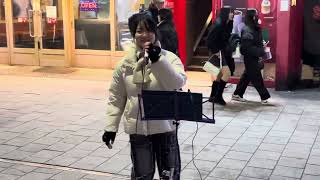 HONGDAE BUSKING  Olafs Frozen Adventure OST Ring in the Season 2 [upl. by Yesnel]