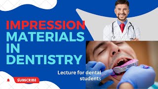 II3  Impression materials Classification of impression materials Applification features [upl. by Davena]