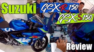 Suzuki GSXR 150 y GSXS 150  Review Español [upl. by Aissirac987]