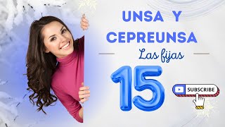 15 LAS FIJAS PARA TU EXAMEN CEPRUNSA  UNSA [upl. by Earb673]