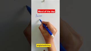 Word of the day english vocabulary grammar education shorts [upl. by Yoral]