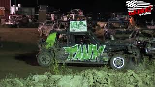 Whitneyville PA Demolition Derby 2022 Limited Weld V8 Feature [upl. by Ferri]