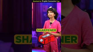 Learn Right Pronunciation of ✅ Sharpener  Kids English Words  Adi Connection shorts [upl. by Otter]