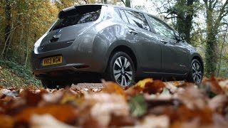 Real World Road Test  Nissan Leaf Electric Car [upl. by Pelson]