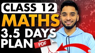 Class 12th Maths  Last 3 days plan🔥 class12 [upl. by Donnamarie]