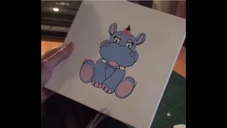 Meerdere kleuren Flex en Vinyl hoe werkt dat scanncut silhouette cricut vinylcraft tutorial [upl. by Nangem]