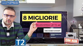 le 8 migliorie apportate al decoder TeleSystem T2 UP 4K con laggiornamento 1416 di Marzo 2022 [upl. by Gnirol778]