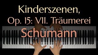 Schumann Träumerei Dreaming Kinderszenen Scenes from Childhood Op 15 VII [upl. by Htyderem]