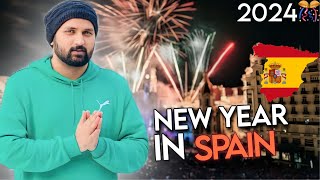 New Year Celebrations in Valencia  Happy New Year 2024 mahivlogs studyinspain spaineducation [upl. by Baggett]