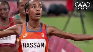 Sifan Hassan wins 5000m gold 🏃‍♀️  Tokyo2020 Highlights [upl. by Kondon996]