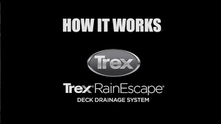 How Trex RainEscape works [upl. by Tannie606]