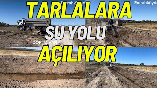 DÖRTDİVAN OVASINDA SU YOLU AÇIMI  KEPÇELER ÇALIŞMAYA BAŞLADI [upl. by Yokum777]