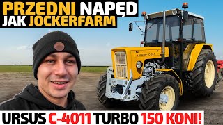 URSUS C 4011 TURBO 4X4 150 KONI  PRZEDNI NAPĘD taki jak ROBILIŚMY u JOCKERFARM [upl. by Ikkin]