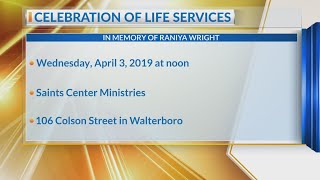 RaNiya Wright celebration of life services [upl. by Legnaros]