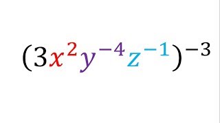 Expresiones algebraicas con exponentes negativos  Ejemplo 2 [upl. by Runkel]