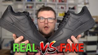 Nike Air Force 1 REAL vs FAKE 👟 How to Spot FAKE Nike Air Force 1 [upl. by Enilatan113]