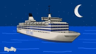 ⚓SHIP MS Estonia Sinking FlipaClip🚢 [upl. by Aydin]