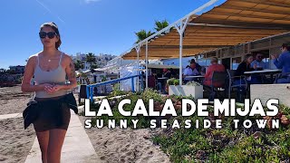 La Cala de Mijas Spain Sunny Seaside Town February 2024 Update  Costa del Sol  Málaga 4K [upl. by Priscilla239]