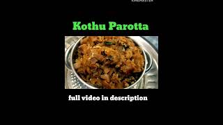 Tasty Kothu Parotta  Egg Kothu Parotta recipe easy Kothu Parotta recipe [upl. by Zins]