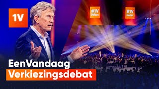 KIJK TERUG EenVandaag Verkiezingsdebat 2023  1VDebat [upl. by Spratt]