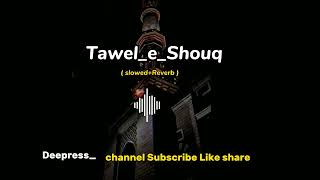 Tawel e shouq Slowed  Reverb Ramadan Tawel e shouq in new beats plus new vocals [upl. by Malcolm]