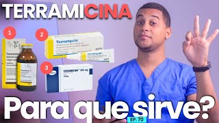 TERRAMICINA PARA QUE SIRVE  3 COSAS  MEDICAMENTOS [upl. by Esinyt412]