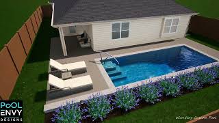 Wimbley Custom Pool  Tuscan Lakes League City TX [upl. by Gorton]