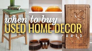 THE 5 BEST THRIFTED HOME DECOR Items YOU NEED  Part 3 [upl. by Monarski]