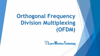 4G LTE  OFDM Orthogonal Frequency Division Multiplexing [upl. by Powell]