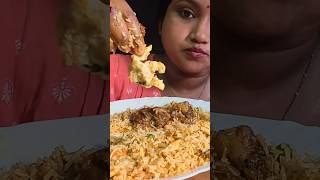 asmr eating Chicken Fried Rice with Chicken Kosha 🥵🔥mukbang bengali [upl. by Romonda357]