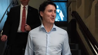 “The Liberal party is strong and united”  PM Trudeau says after highstakes caucus meeting [upl. by Eseilanna346]