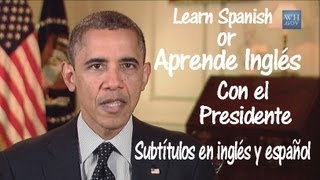 Aprende inglés con el Presidente Subtítulos en inglés y español Fiscal Cliff Speech [upl. by Aisyle]