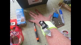 DIY cool tool 1 magnetic wristband for holding tools [upl. by Kerk]