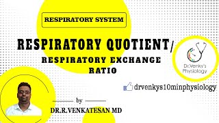 Respiratory Quotient  Respiratory Exchange Ratio [upl. by Aletha816]