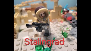 Battle of Stalingrad Skirmish Lego WWII Stop motion [upl. by Teiluj]