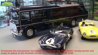 Commer TS3 Truck Team Transporter Ecurie Ecosse 1959 amp Jaguar Dtype Le Mans 1956 [upl. by Anitsugua]