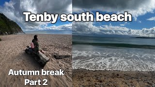 AUTUMN BREAK IN TENBY PART TWO BEACH WALKS [upl. by Zeb530]