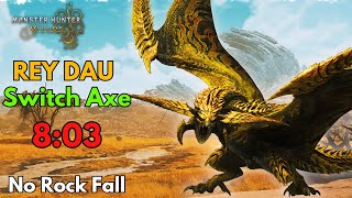 【MHWilds Beta】 Rey Dau Switch Axe 803  No Rock Cheese or Natural traps [upl. by Attelahs]