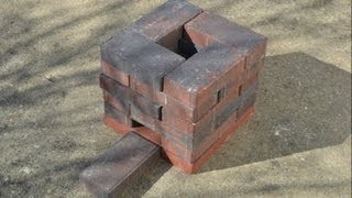 Preppers Build A Rocket Stove  Furnace for Pennies [upl. by Popelka]