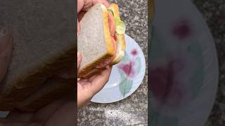 Chicken Salami Sandwich  Easy Snack Recipe shorts love youtubeshorts [upl. by Vano895]