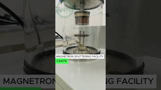 Magnetron Sputtering Technique for Thin film deposition  Fabrication Technology Facility  CAEPE [upl. by Aicital]