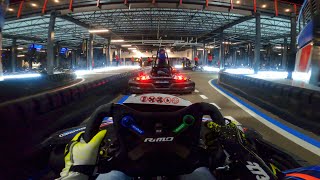 GoPro POV of the WORLDS LARGEST Karting Track Supercharged Entertainment NJ [upl. by Anikal]