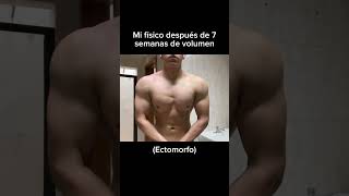 Ectomorfo en volumen gimnasio motivacion [upl. by Gathers]