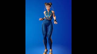 Fortnite Chun Li doing party hips all angles THICC🥵🥵😍🤤😋 [upl. by Mitchiner846]