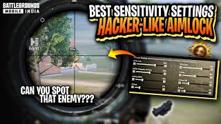 HACKERLIKE Sensitivity for UPDATE 33  Fast 1v4 Gameplay  BGMI  PUBG Mobile [upl. by Reprah]