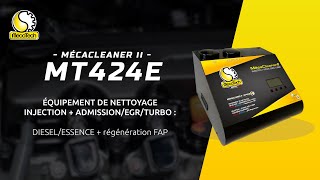 MT424E MécaCleaner II  Équipement de nettoyage Injection  admissionEGRTurbo [upl. by Ydnor]