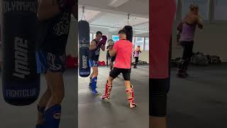 Muay Thai vs Kickboxing sparring muaythai kickboxing sparring thaiboxen thaiboxing kickboxen [upl. by Nomar]