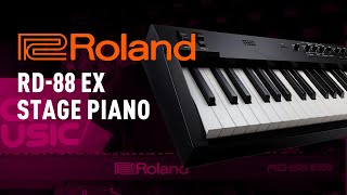 Roland RD88 EX stage piano [upl. by Ahseekat942]