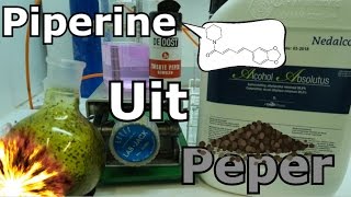 Piperine Smaak van peper Uit Peper Scheiden [upl. by Kareem94]