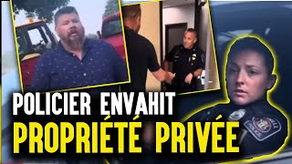 Un Agent de Police Sintroduit sur une Propriété Privée – Déclenche une Confrontation Incroyable [upl. by Bultman]